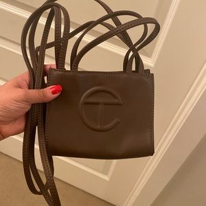 Telfar Small Chocolate Shopping Bag